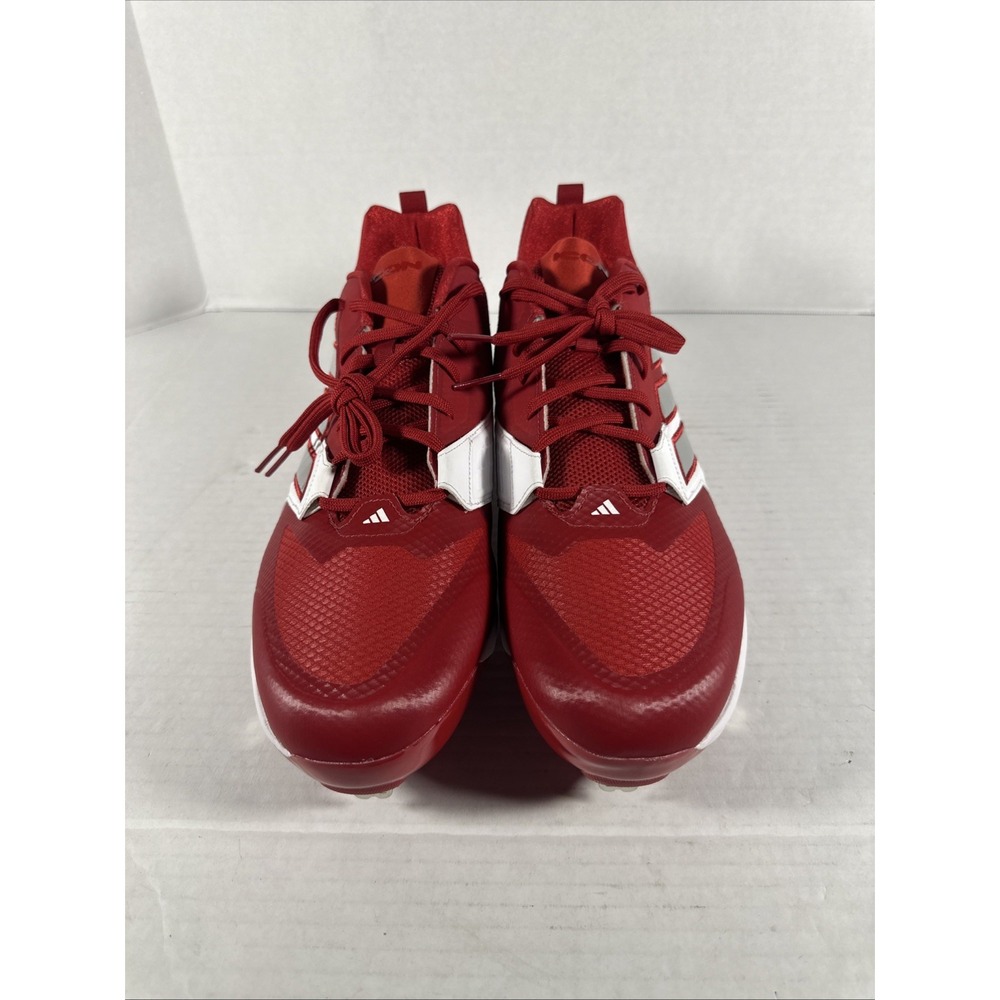 Adidas Icon 8 Baseball Cleats RED & White IG7104 - Size 15 NWOB